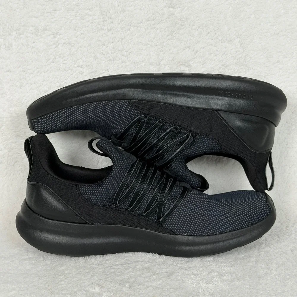 Adidas Lite Racer Adapt 5.0 Sneakers Mens 12.5 Black Grey Slip On IE8684 Running